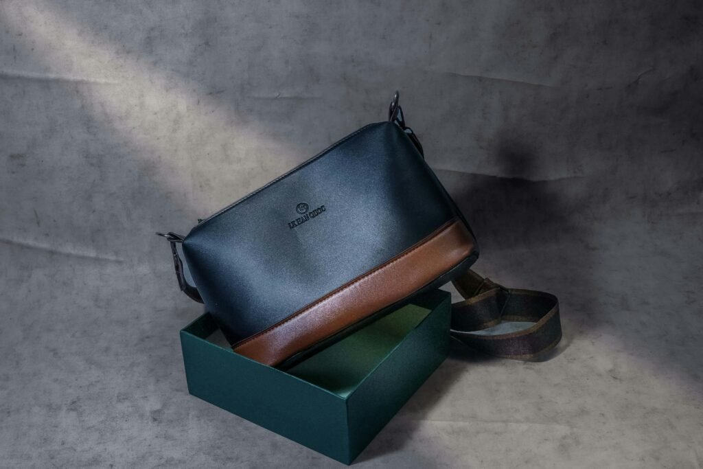 Luxurious Leather Handbag in a Box